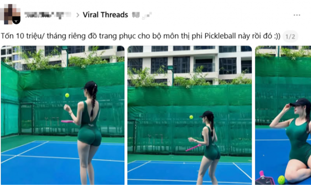 Danh tính hotgirl tuyên bố ‘cứng’ khi bị chỉ trích mặc trang phục bó sát, cắt xẻ táo bạo đi đánh Pickleball