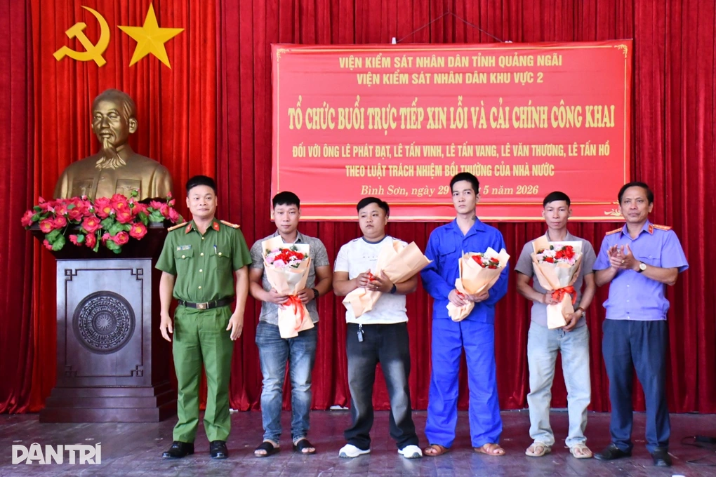 5 anh em trong một dòng họ bị buộc tội oan được xin lỗi