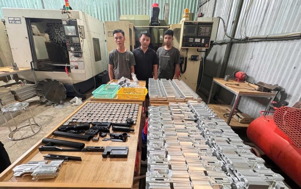 Triệt phá đường dây chế tạo, mua bán vũ khí quy mô lớn, phát hiện hai xưởng cơ khí hoạt động bí mật