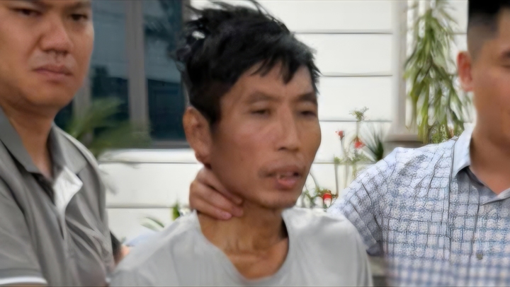 Cao Văn Diễn thời điểm bị bắt giữ. (Ảnh: CACC)