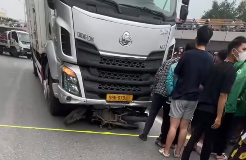 Hiện trường vụ va chạm.