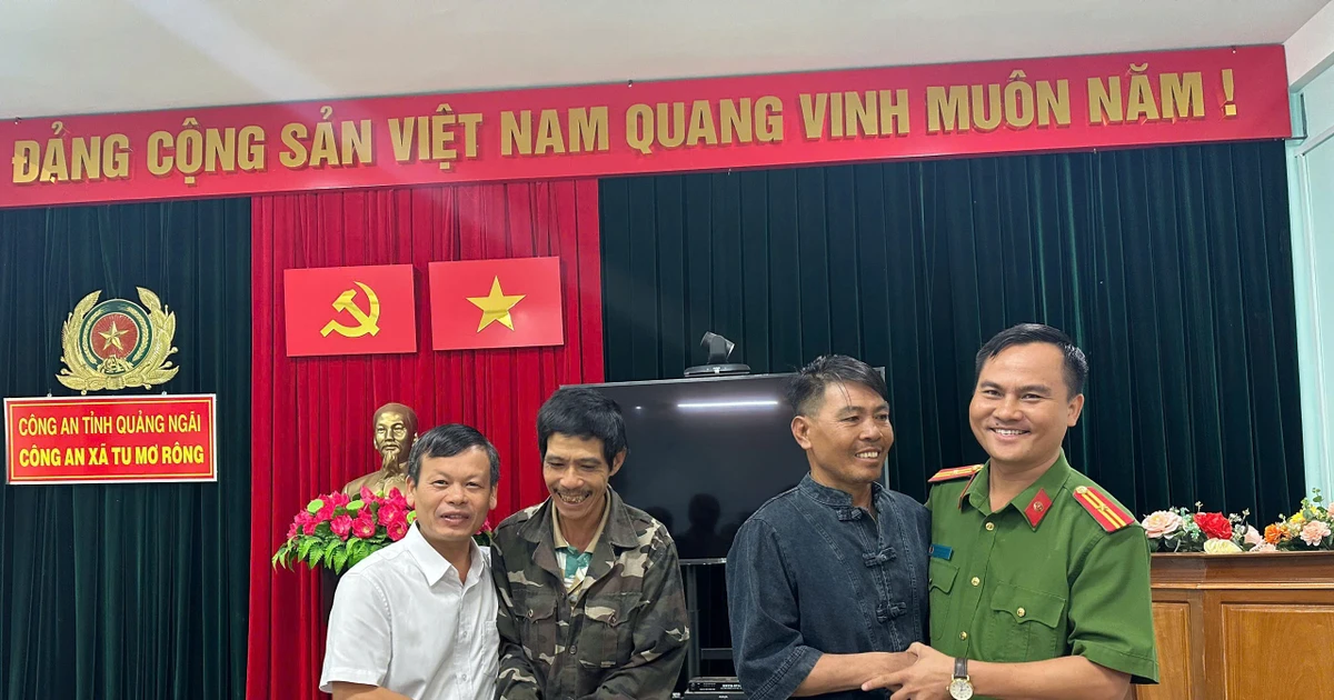 Quảng Ngãi: Công an giải cứu người đàn ông đi lạc cùng khối tài sản 1,2 tỷ đồng