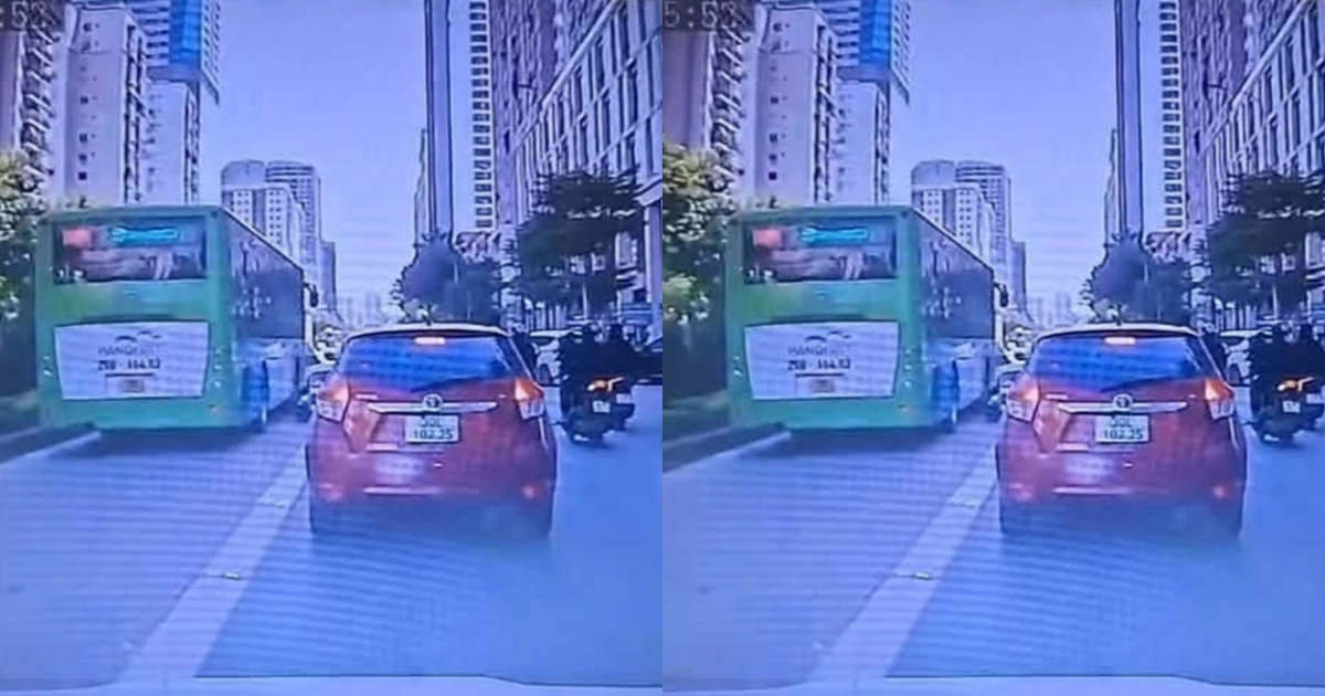 Hà Nội: Camera ghi lại tình huống người phụ nữ lấn làn xe buýt BRT, tử vong tại chỗ sau cú va chạm
