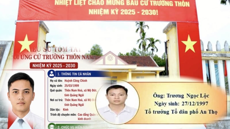 Danh sách ứng cử trưởng thôn, tổ trưởng tổ dân phố nhiều xã ở Quảng Ngãi, toàn người trẻ, Gen Y, Gen Z