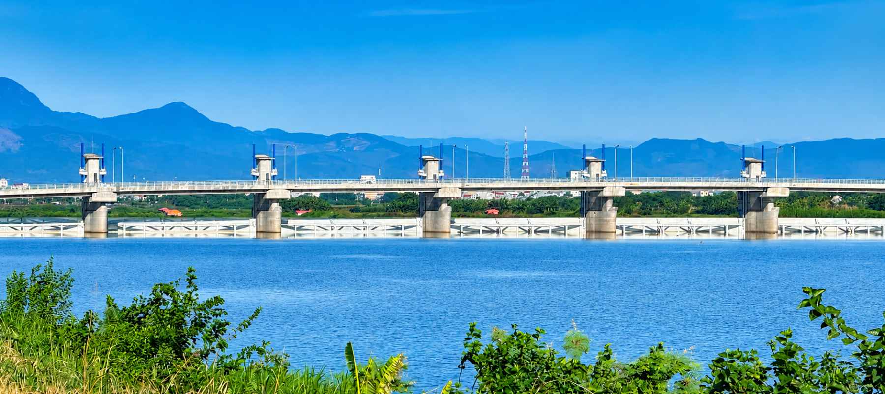 Dự án đập dâng sông Trà Khúc bước vào giai đoạn chạy thử