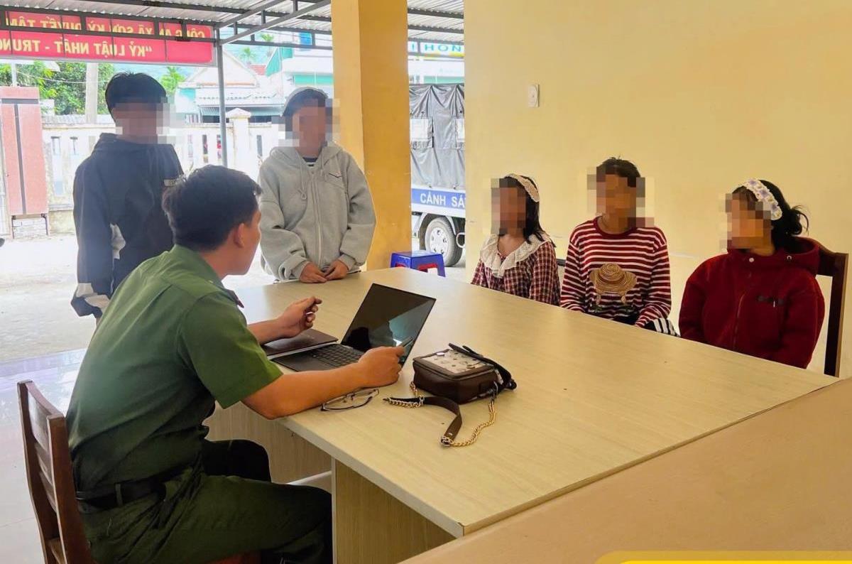 Quảng Ngãi: Kịp thời ngăn chặn 3 cô bé bị rủ rê đi ‘làm thêm’ trên mạng xã hội