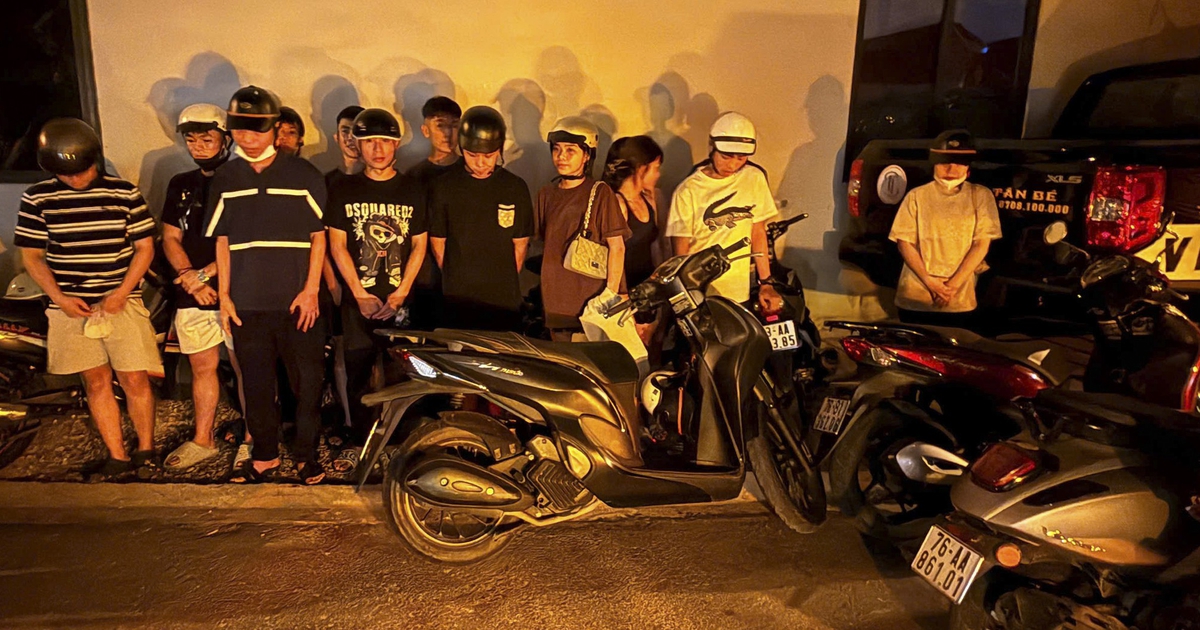 Quảng Ngãi: Công an hóa trang vây bắt hơn 200 thanh thiếu niên có biểu hiện đua xe