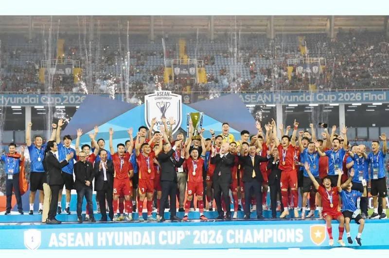 Đội tuyển Việt Nam nhận ‘mưa tiền thưởng’ sau khi vô địch ASEAN Cup 2026
