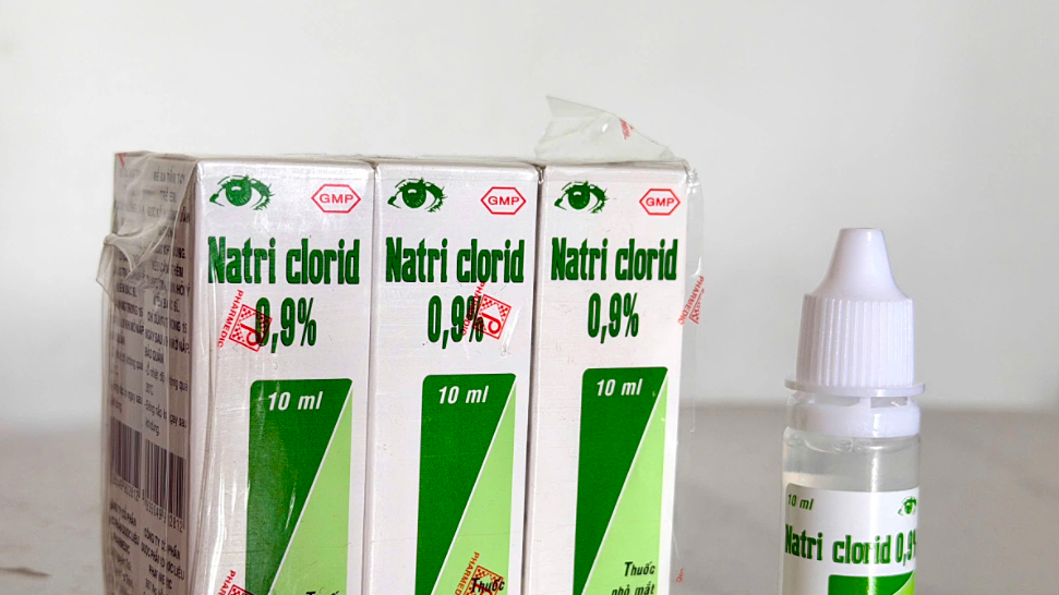 Công ty sản xuất thuốc nhỏ mắt Natri clorid bị phạt