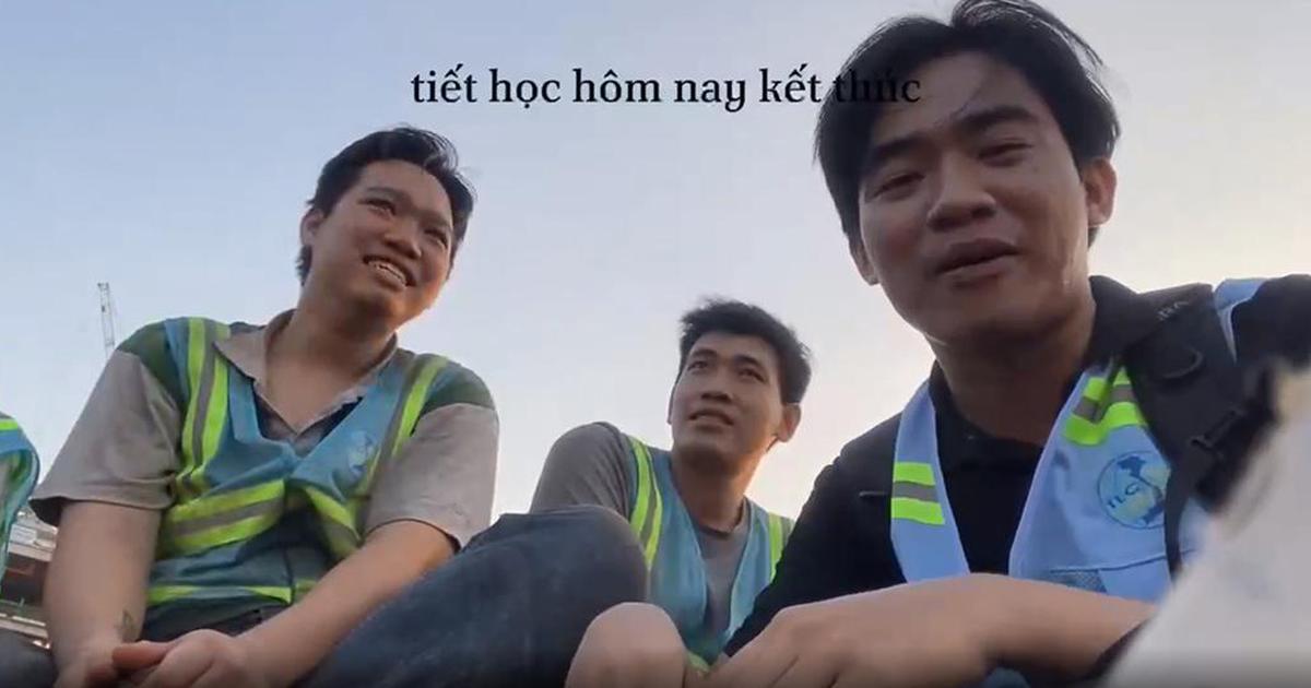 Quảng Ngãi: Chàng kỹ sư học tiếng Anh ở công trường thu hút hàng chục nghìn người theo dõi