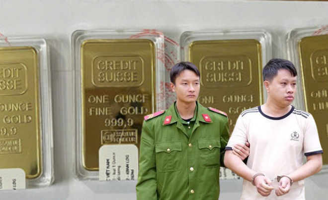 Bắt khẩn cấp Phạm Anh Tiến SN 1992 liên quan 13 lượng vàng giả dán chữ ‘Kho bạc Nhà nước’