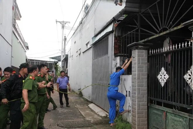 Thực nghiệm hiện trường vụ thảm án làm 4 người thương vong ở Đồng Nai