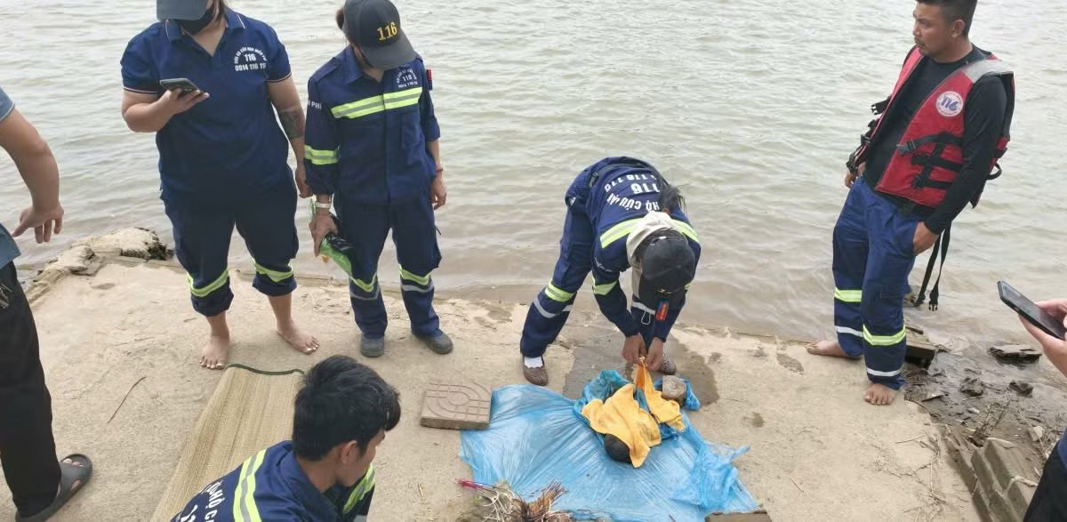 Phát hiện thi thể thai nhi dưới sông Trà Lý trong lúc rà soát tìm kiếm Thiếu tá quân đội mất tích
