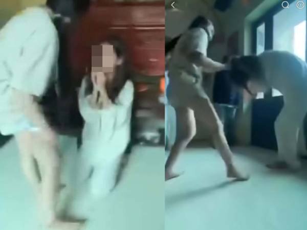 Xôn xao clip nữ sinh bị nhóm 7 bạn đánh hội đồng, cầm dao đe dọa