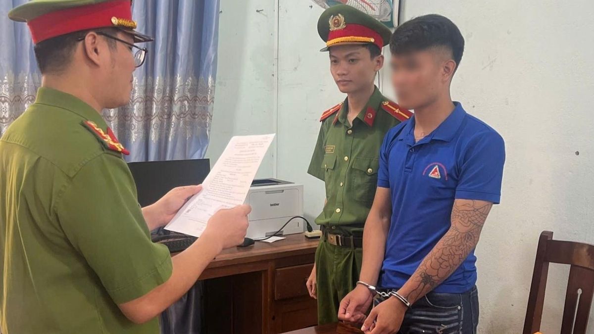 Bắt tạm giam Đ.G.B. (18 tuổi, trú Quảng Ngãi)