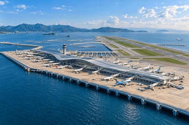 Sân bay đầu tiên trên mặt biển của Việt Nam: Rộng gấp 28 lần SVĐ Mỹ Đình, đặt ở đâu?
