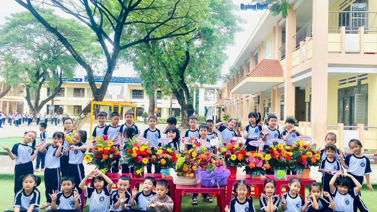 Một trường Tiểu học ở Quảng Ngãi xếp thứ 7 trong tốp 50 trường học hạnh phúc toàn quốc