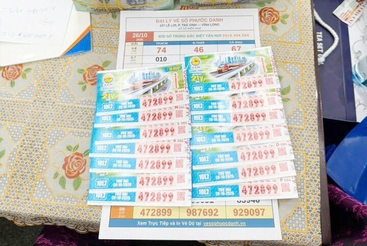 Nam công nhân trúng vé số đặc biệt 28 tỷ đồng
