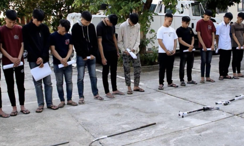 Quảng Ngãi: Hỗn chiến để quay clip đăng lên mạng xã hội, 17 đối tượng bị khởi tố