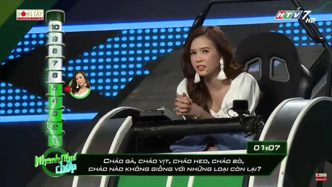 “Cháo gà, cháo bò, cháo heo, cháo vịt: Đâu là loại cháo khác với còn lại?” – Câu hỏi gây lú tại Ai Là Triệu Phú