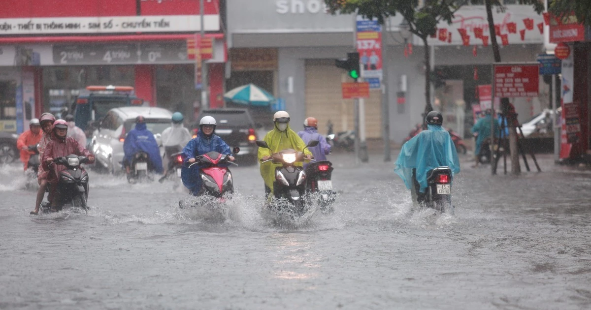 Bốn tỉnh, thành đón mưa lớn đỉnh điểm