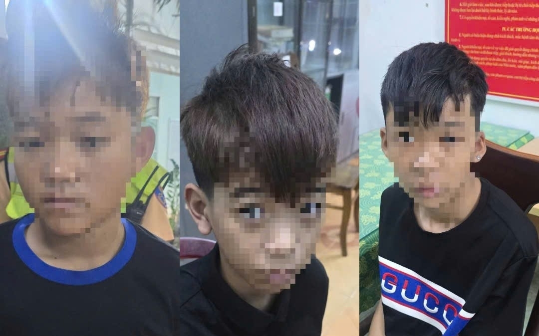 Ba thiếu niên nghi trộm cắp ở nhiều tỉnh, bị bắt trên xe khách