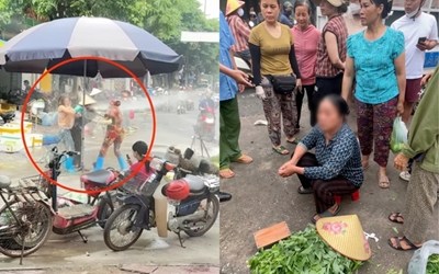 Chủ quán hải sản xịt nước vào mặt người bán rau lãnh án tù